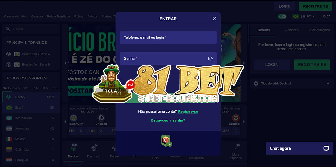 81 bet login